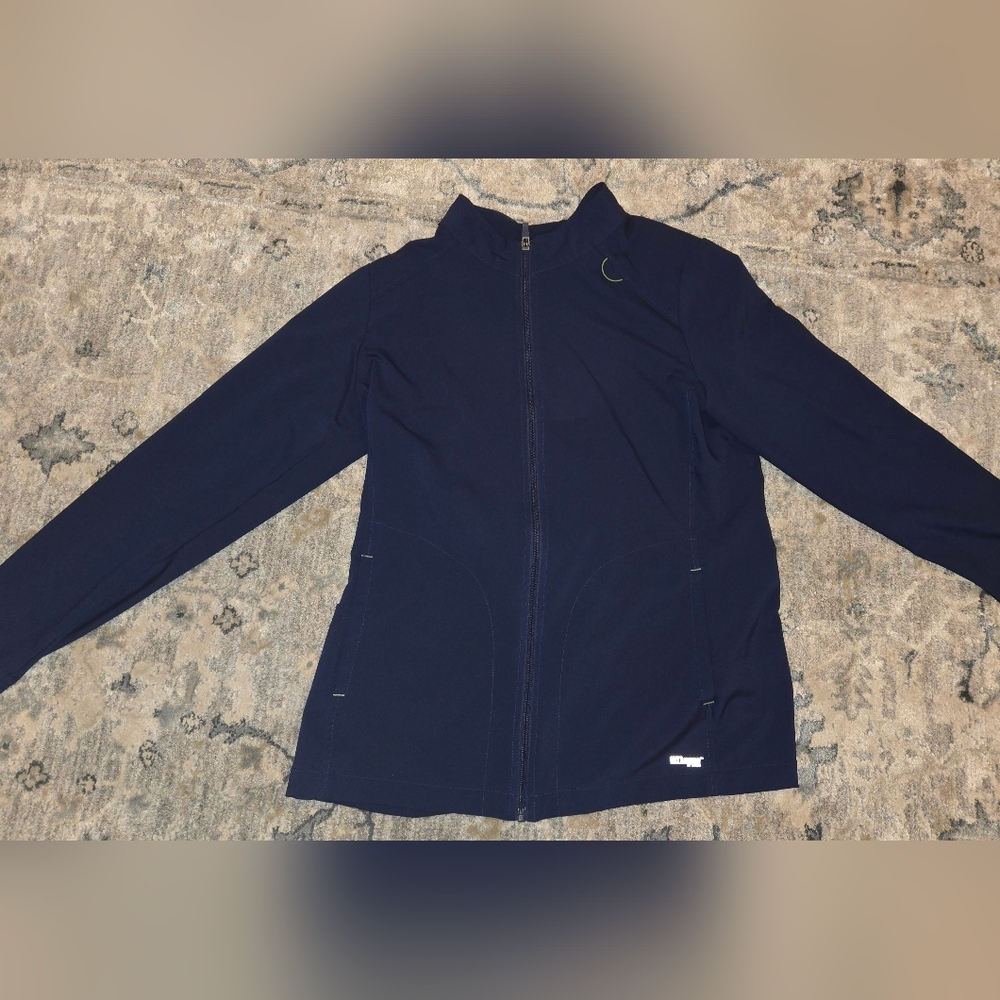 Greys Anatomy Braco Evolve Scrub Jacket Medium Indigo